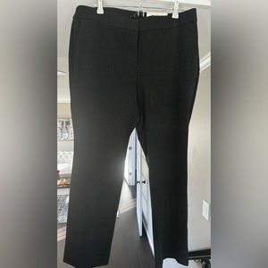 Ann Taylor Factory 14 P Curvy Straight Leg Pant Polka Dot